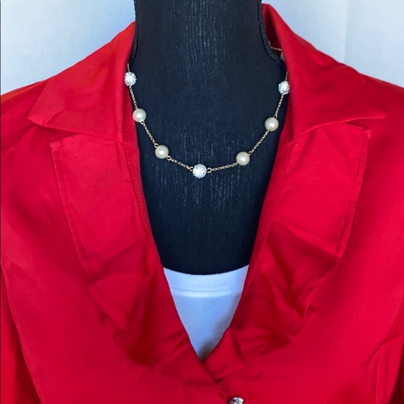 Signature by Larry Levine red blazer size 4 - Picture 4 of 8